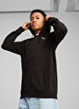68259201 ESS Full-Zip Hoodie TR PUM Gri Kapüşon Yaka Regular Fit Erkek Zip Ceket