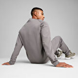 Pumatech Crew Erkek Gri Antrenman T-Shirt 68459979