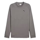 Pumatech Crew Erkek Gri Antrenman T-Shirt 68459979