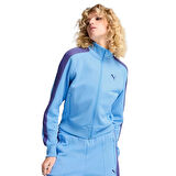 T7 Always On Track Kadın Mavi Günlük Stil Ceket 62979657