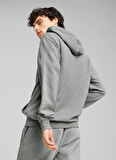 68259203 ESS Full-Zip Hoodie TR Med Siyah Kapüşonlu Normal Bel Regular Fit Erkek Zip Ceket
