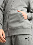 68259203 ESS Full-Zip Hoodie TR Med Siyah Kapüşonlu Normal Bel Regular Fit Erkek Zip Ceket