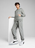 68259203 ESS Full-Zip Hoodie TR Med Siyah Kapüşonlu Normal Bel Regular Fit Erkek Zip Ceket