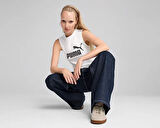 Puma Ess No. 1 Logo Slim Tank Kadın Günlük Atlet 68496802 Beyaz