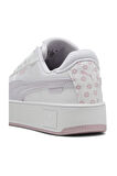 Puma Carina Street BeachFloralsJr 400653 01 Kadın Sneaker Ayakkabı Beyaz Lila 36-40 