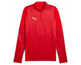 Puma Teamcup Training 1/4 Zip Top Erkek Futbol Uzun Kollu Antrenman Üstü 65916401 Beyaz