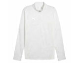 Puma Teamcup Training 1/4 Zip Top Erkek Futbol Uzun Kollu Antrenman Üstü 65916404 Beyaz