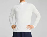 Puma Teamcup Training 1/4 Zip Top Erkek Futbol Uzun Kollu Antrenman Üstü 65916404 Beyaz