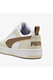 PUMA 39232838 REBOUND V6 LOW WHITE TOTALLY TAUPE KADIN SNEAKER