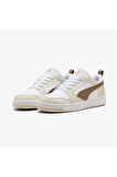 PUMA 39232838 REBOUND V6 LOW WHITE TOTALLY TAUPE KADIN SNEAKER