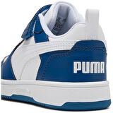 Puma Rebound V6 Lo AC+PS Beyaz/Mavi Çocuk Ayakkabı / Sneaker -  397419 21