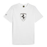 Ferrari Race Erkek Beyaz Günlük Stil T-Shirt 63018904