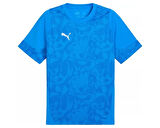 Puma Teamcup Training Jersey Erkek Futbol Tişörtü 65916702 Mavi