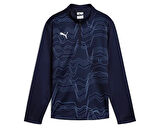 Puma Teamgoal Trg 1/4 Zip Top Gpc Erkek Futbol Antrenman Uzun Kollu Tişört 66006606 Renkli