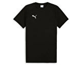 Puma Teamevostripe Tee Erkek Futbol Antrenman Tişörtü 65995303 Siyah
