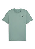 52590830 M TAD ESSENTIALS SOLID CAT Yeşil Yuvarlak Yaka Regular Fit Erkek T-Shirt