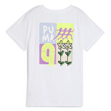 Graphics Kadın Beyaz Koşu T-Shirt 52655302