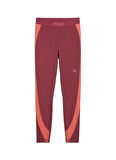 Puma 52667917 W PUMA STRONG COLORBLOCKTI Beyaz Blok Desenli Kadın Tayt
