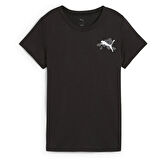 Graphics Train Concept Kadın Siyah Günlük Stil T-Shirt 52655901