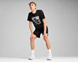 Puma Graphics Seasons Unisex Tee Erkek Koşu Tişörtü 52656701 Renkli