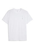 Puma 52655702 GRAPHICS RUNNING ILLUSTRAT Siyah Yuvarlak Yaka Regular Fit Düz Erkek T-Shirt