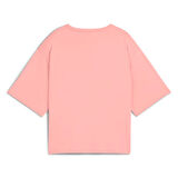 Class Relaxed Crop Kadın Pembe Günlük Stil T-Shirt 68503018