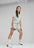 Puma Mint Kız Çocuk T-Shirt 68510667-FLAMING LOVE AOP Tee G Mod