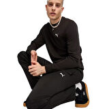 Essential Erkek Siyah Günlük Stil Eşofman Altı 68262401