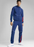 63061504 BMW MMS HOODED SWEAT JACKE Siyah Kapüşonlu Normal Bel Regular Fit Erkek Zip Ceket