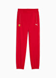 63018302 Ferrari Race Sweatpants Ro Kırmızı Lastikli Bel Regular Fit Erkek Eşofman Altı