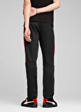 63019501 Ferrari Race MT7 Pants PUM Siyah Lastikli Bel Regular Fit Erkek Eşofman Altı