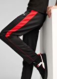 63019501 Ferrari Race MT7 Pants PUM Siyah Lastikli Bel Regular Fit Erkek Eşofman Altı