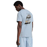 Bmw Mms Erkek Mavi Günlük Stil T-Shirt 63073505