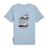 Bmw Mms Erkek Mavi Günlük Stil T-Shirt 63073505