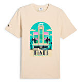 F1 Miami Erkek Bej Günlük Stil T-Shirt 63017613