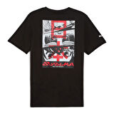 F1 Japan  Erkek Siyah Günlük Stil T-Shirt 63017501