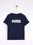 Puma Düz Lacivert Erkek Çocuk T-Shirt 68834006-ESS Logo Tee b PUMA Navy