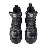 Kadın Oxford ( Klasik) 1622608 Buffalo GOSPHER HIKE MID PAD - VEGAN Nappa- Black