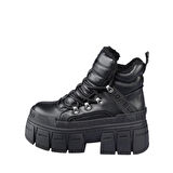 Kadın Oxford ( Klasik) 1622608 Buffalo GOSPHER HIKE MID PAD - VEGAN Nappa- Black