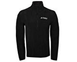 adidas W Mt Ess Hz Fl Kadın Outdoor Polar Sweatshirts JX5067 Siyah