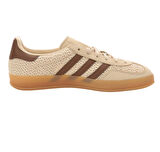 JS1418-K adidas Gazelle Indoor W Kadın Spor Ayakkabı S&amp;uuml;tl&amp;uuml; Kahve