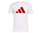 Adidas CUSTOM COTTON LOGO TEE M Erkek Futbol Antrenman Tişörtü IM7853 Beyaz