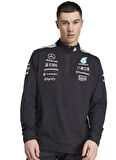 JV5745 MERCEDES TM QZIP M 2  Siyah Regular Fit Sweatshirt