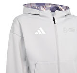 JW8513-C adidas Mercedes - Amg Sıl Fz Hd Y &amp;Ccedil;ocuk Ceket Gri