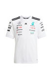 adidas Çocuk  Beyaz  T-shirt MER DR JSYW RY JX5803