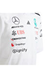 adidas Çocuk  Beyaz  T-shirt MER DR JSYW RY JX5803