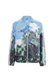adidas Çocuk  Mavi  Ceket AOP TRACKTOP JZ9934