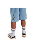 adidas Çocuk  Mavi  Şort DENIM GFX SHORT JZ9938
