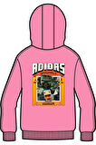 adidas Çocuk  Pembe  Sweatshirt GFX FZ HOODIE JZ9933