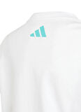 adidas Baskılı Beyaz Erkek Çocuk T-Shirt JZ0900-MER DNA GFTEE Y